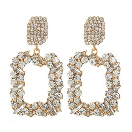 Square "Diamond" Earrings