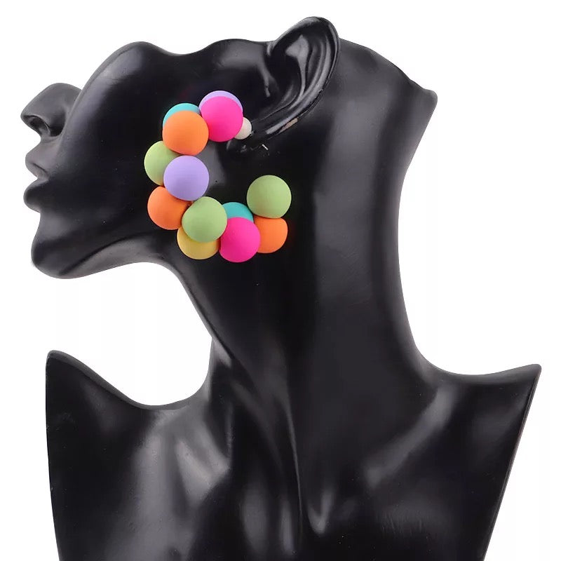 Bubblegum Ball Earrings