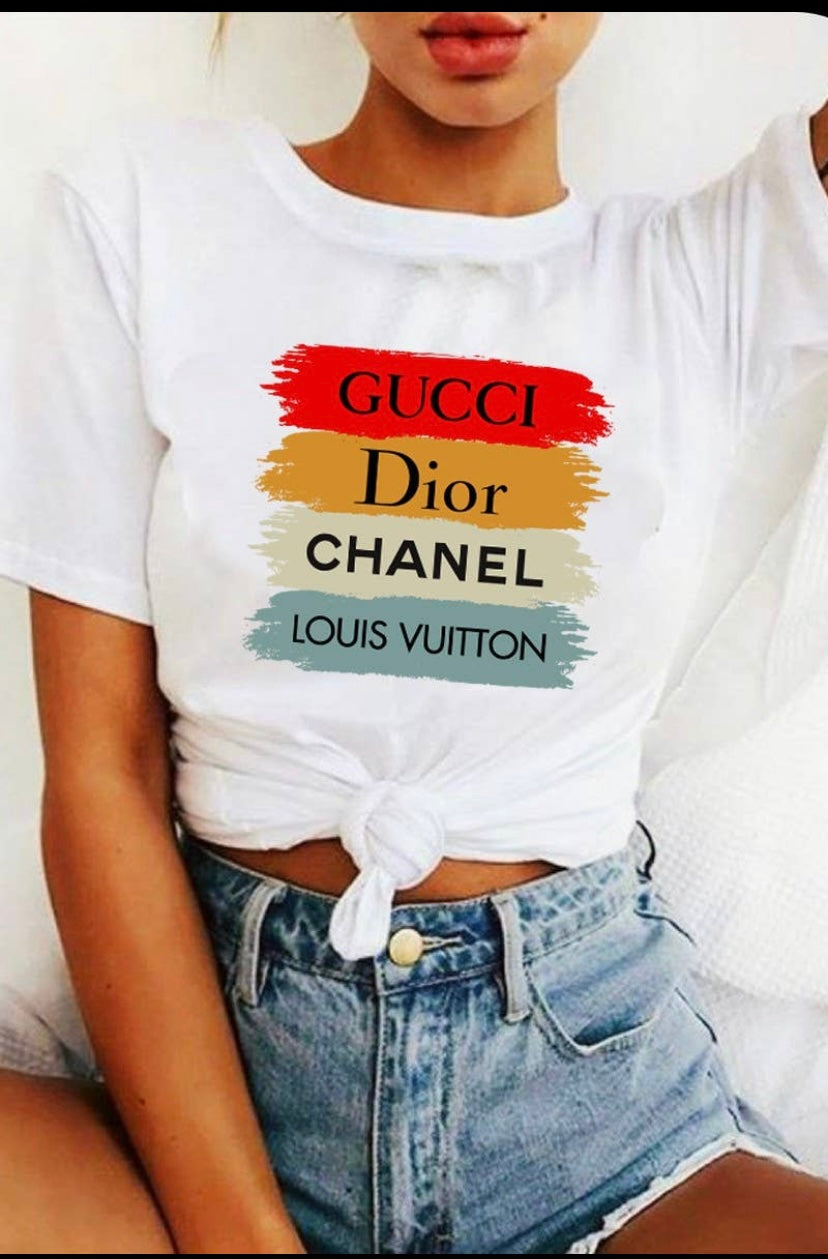 Fashion Brand T-shirt – Leniseal Boutique